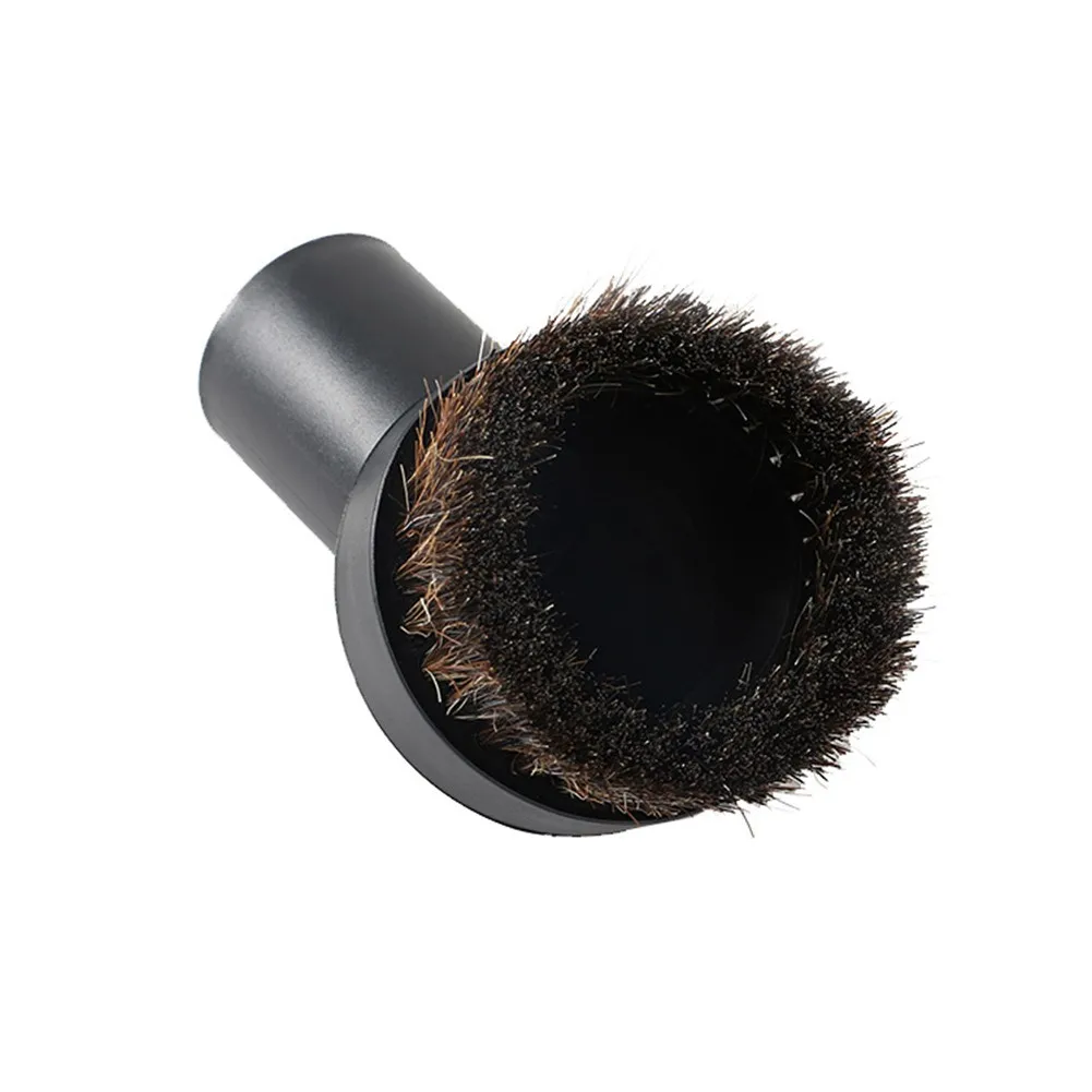32mm 2 개 가정용 말 털 먼지 제거 브러시, 먼지 청소 도구 부착 진공 청소기 원형 청소 브러시