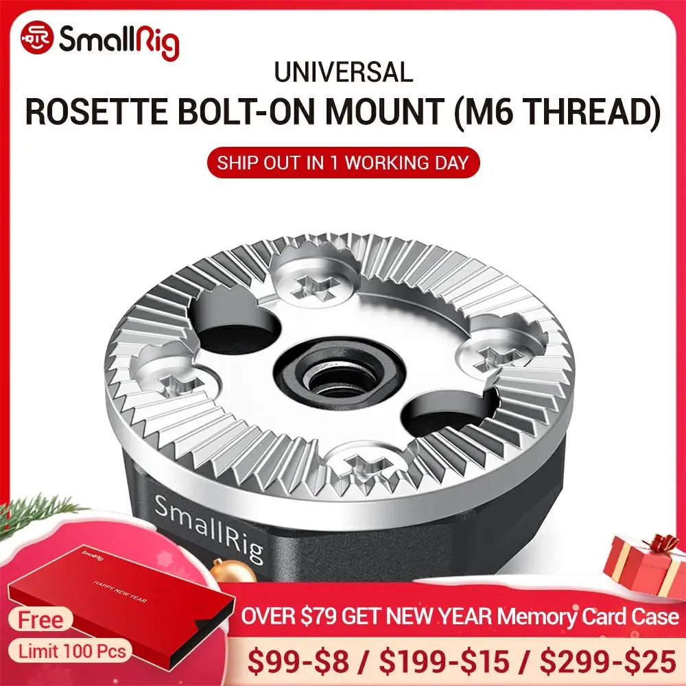 Fixation à boulonner pour Rosette Standard (filetage M6) pour Rosette poignée latérale support pour moniteur fixation 2804 ► Photo 1/6