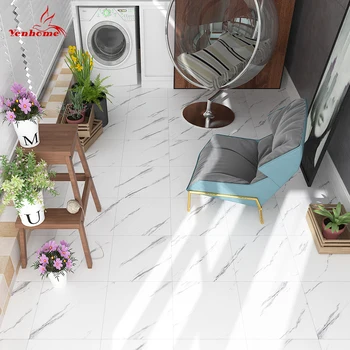 

Marble Self Adhesive Bathroom Ground Tiles Sticker Waterproof Wall Stickers Room Decorative Film Floor Refurbishment 10Pcs