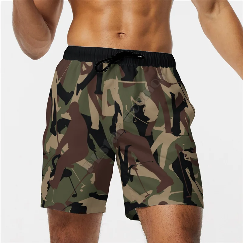 PLstar Cosmos New summer Fashion Shorts Funny Orangutan 3D Printed men for women streetwear Casual Beach Shorts 02