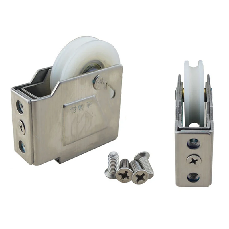 Винтаж нержавеющая сталь 90 форма Роликовые Раздвижные двери/окна ролик высокого качества медное колесо стальной шариковый подшипник