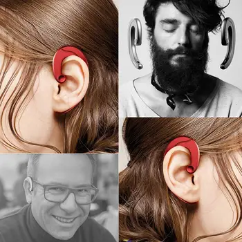 

Bone Conduction Earphone Wireless Bluetooth 4.2 Sports Mic Headset Hook Tablet For Laptop Ear For Huawei With Stereo For Xi M7I7