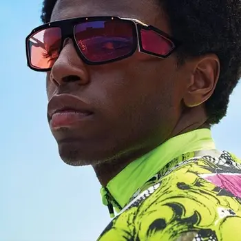 

MARC Sunglasses Women Men designer Oversized Retro Trendy Vintage Sun Glasses Eyewear Brwon Outdoor Sports Punk Goggles Brand