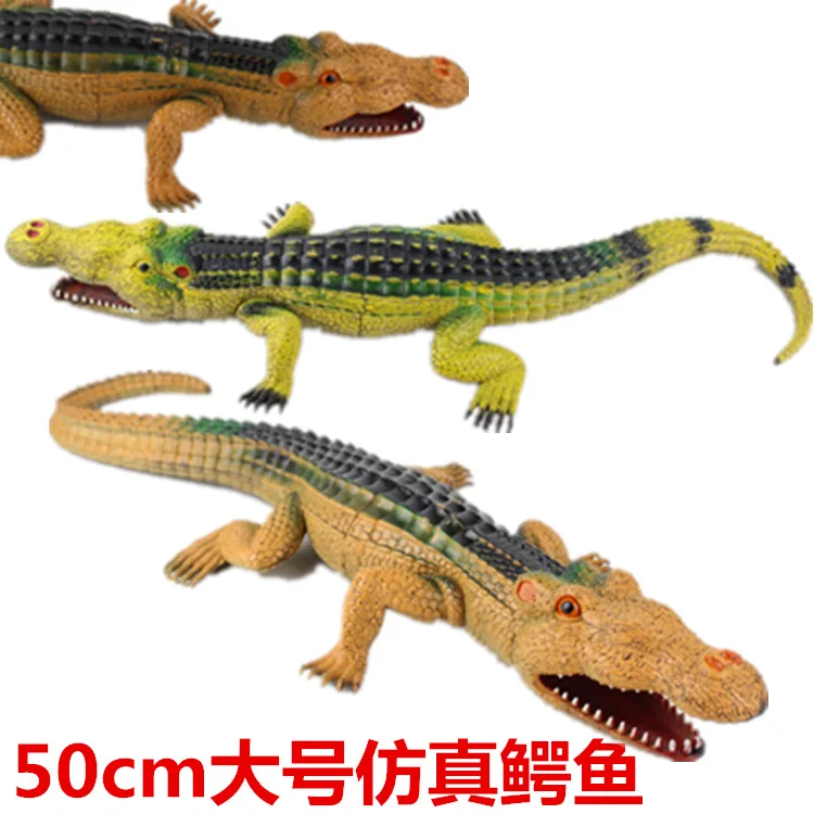 

Extra Large Crocodile Toy Model Soft Silcone Sound Making Crocodile Model Toy Boy Birthday Gift