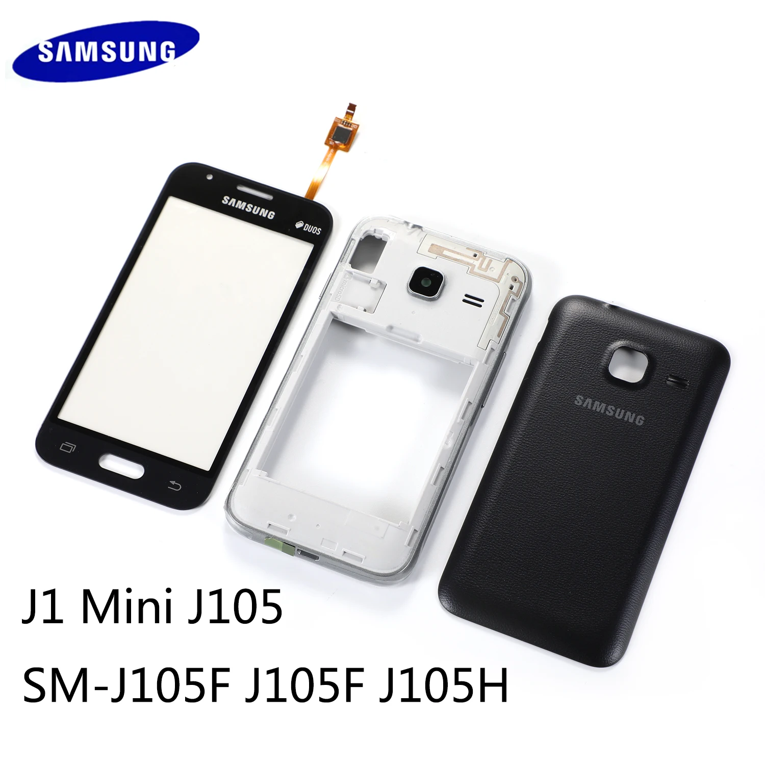 Для Samsung Galaxy J1 mini J105 Переднее стекло сенсорный экран Сенсорная панель + корпус