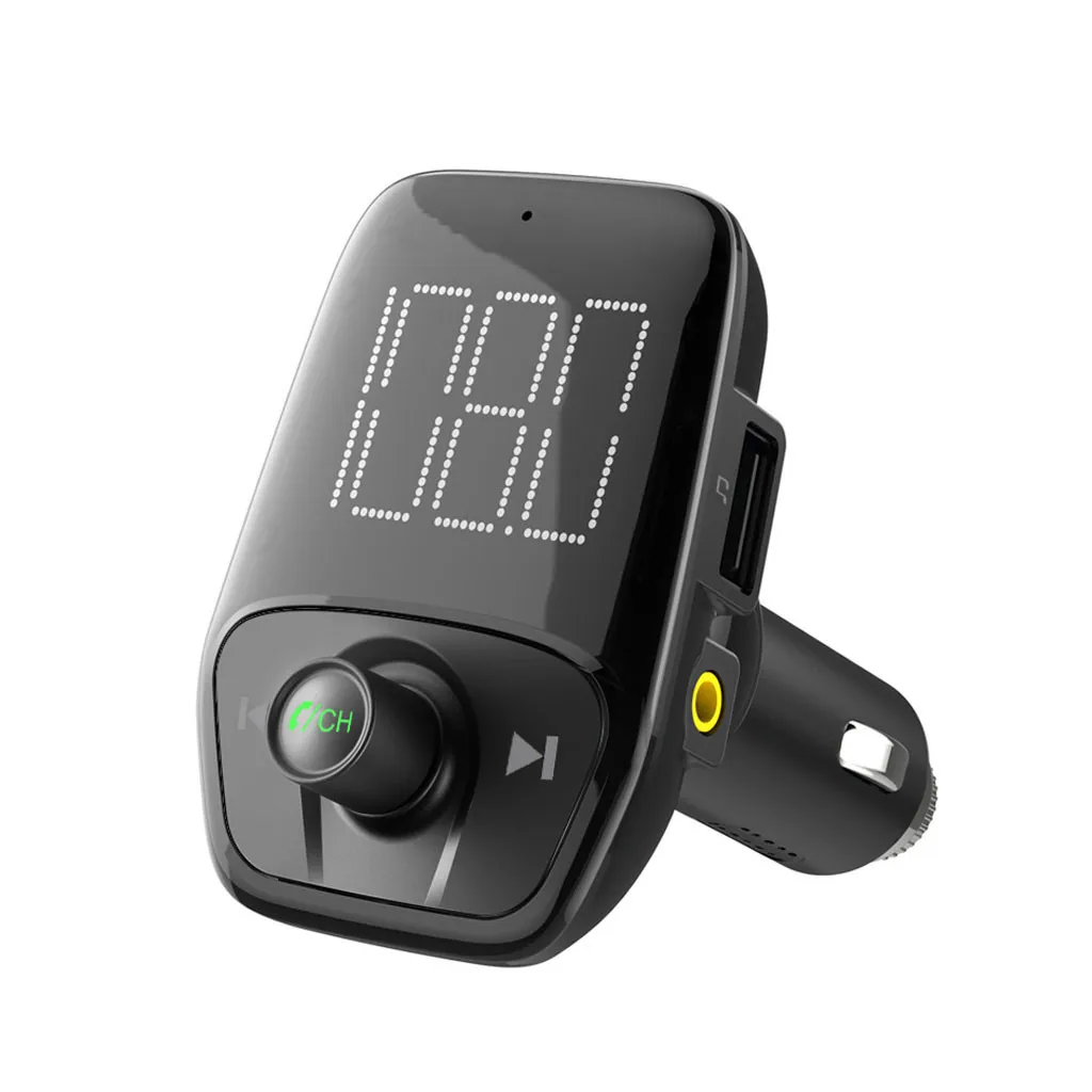 Bluetooth 4,2 MP3 плеер Handsfree автомобильный комплект fm-передатчик поддержка SD карты U диск QC2.0 2.4A Быстрый двойной USB зарядное устройство адаптер питания