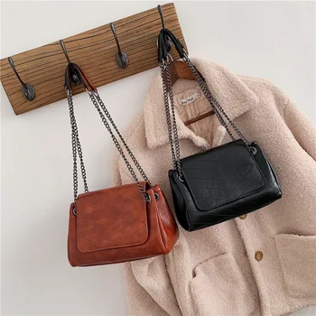 

Fashion Chains Large Capacity Women Shoulder Bags Luxury Pu Leather Women Messenger Crossbdoy Bag Ladies Big Hand Bags 2019 New