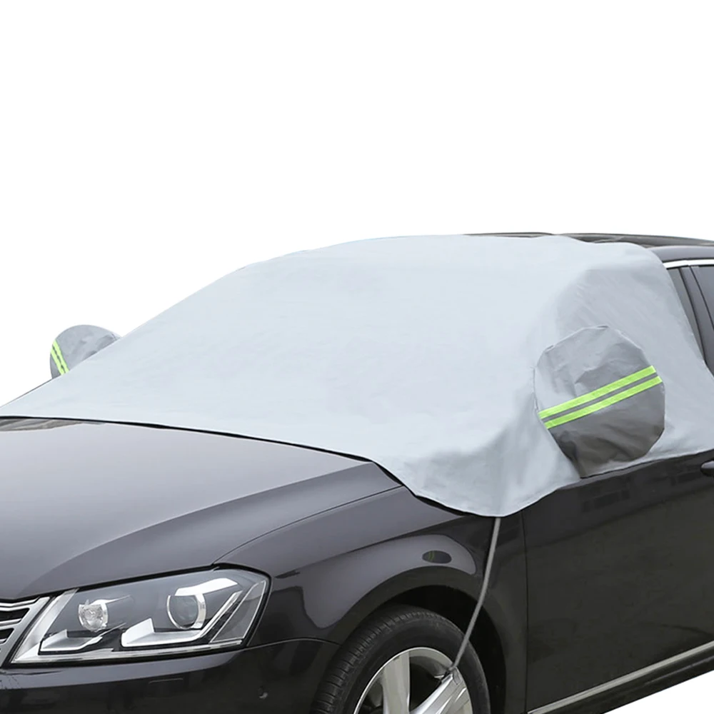 

Car Windshield Cover Anti-Snow Ice Sun Shade Protector Waterproof Anti-UV Anti-Freezing Rainproof Fits Most Cars Car Styling