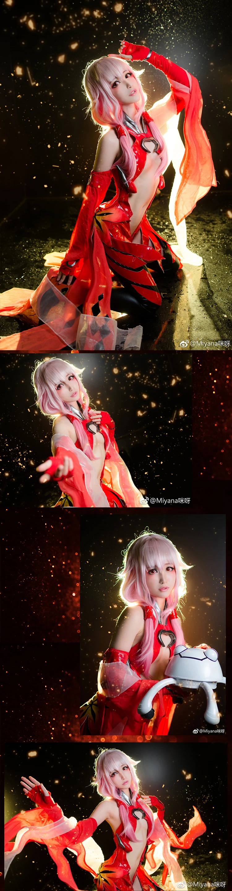 Аниме EGOISET YUZURIHA INORI косплей костюм красный боевой костюм Золотая рыбка женщина Рождественский подарок костюмы косплей наряды