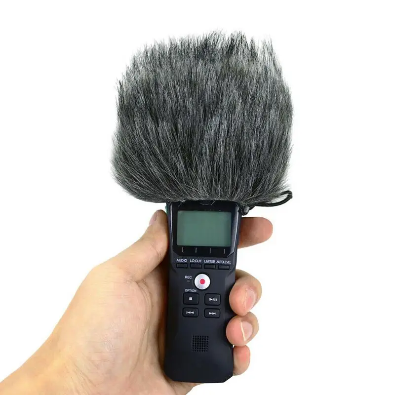 Microphone Windscreen Furry Windscreen Muff Wind Cover Foam Filter Sponge Microphone Windproof Cover for Zoom H1 Handy Recorder Mic microphone cover,microphone accessories