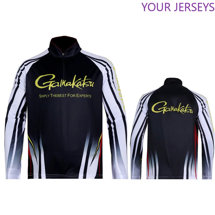 

GAMAKATSU Breathable Fishing Shirts Sport Outdoor Long Sleeve Clothing Profesional Quick Dry Sun Anti-UV Hiking Clothes Pesca