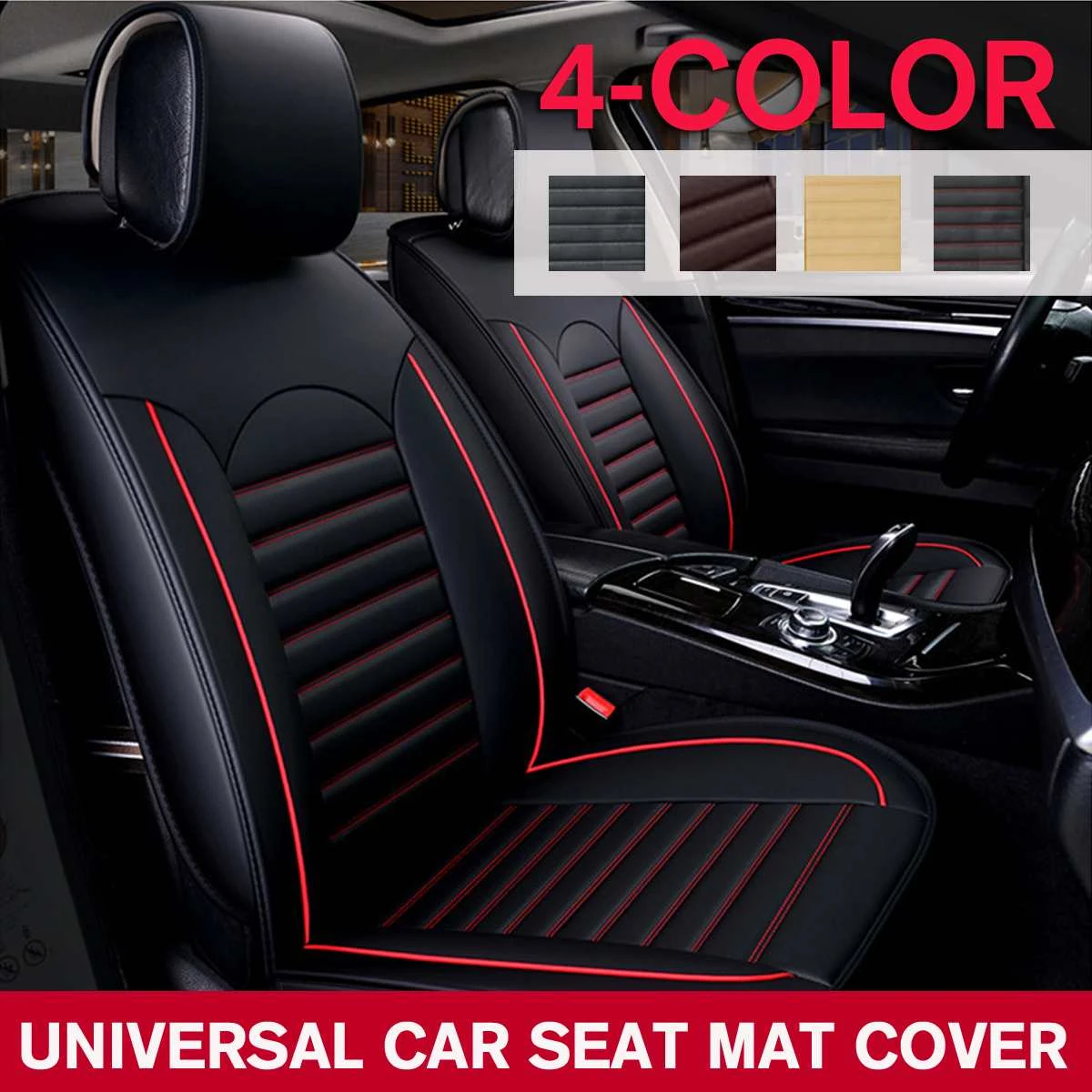 Audew Universal Front Seat Covers Car Accessories Car Seat Covers