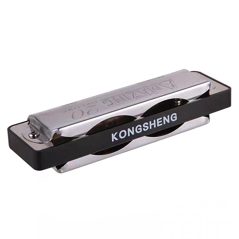 KONGSHENG Amazing 20 профессиональная Губная гармошка 10 отверстий блюз Арфа рот орган Ключ C полимерная расческа музыкальный инструмент