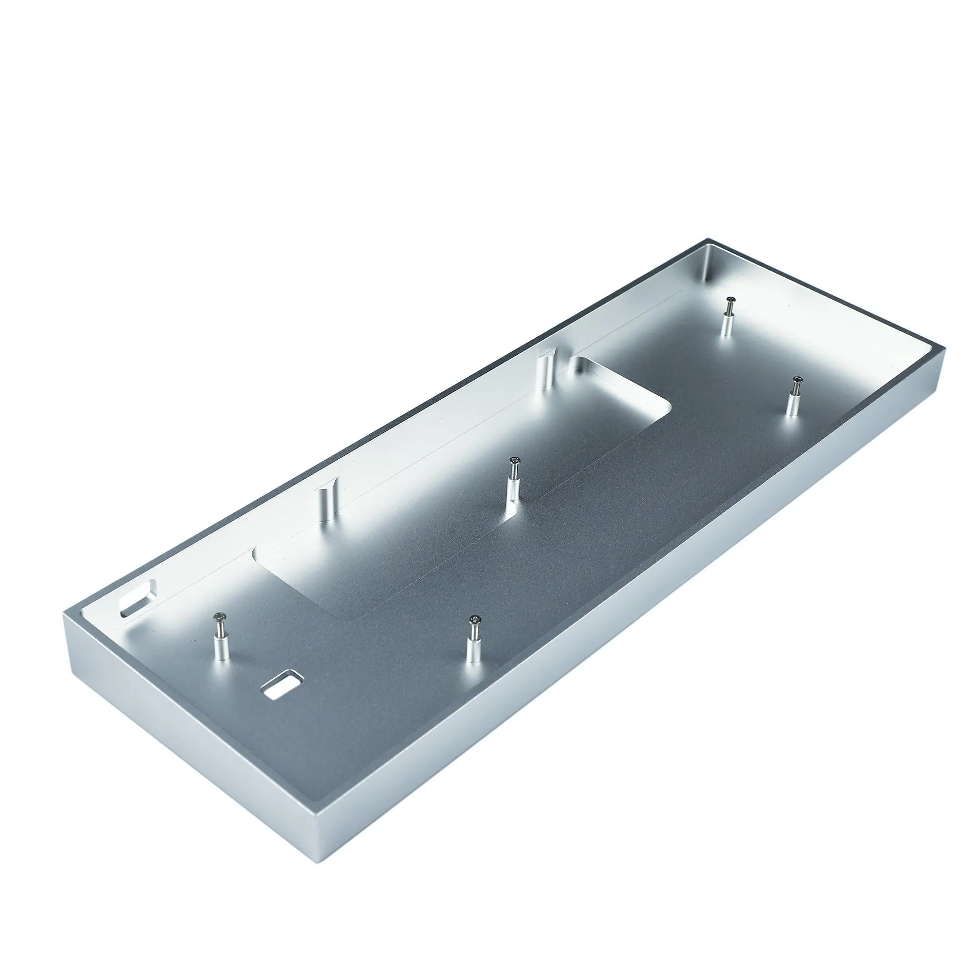 Anne Pro Case Cnc Anodização Alumínio Caixa de Madeira com Parafusos de Borracha Incluídos para Teclado Mecânico sem Fio Bluetooth Diy - Imagem 6