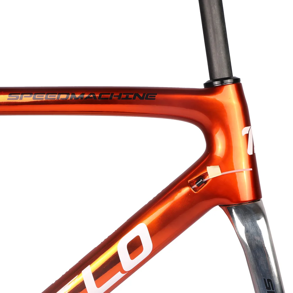 Perfect Costelo Speedmachine3.0 Electroplate superlight 790g disc carbon road bike frame bicycle bicicleta carbon fiber cheap frame 2