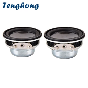 

Tenghong 2pcs 36MM Mini Audio Speaker 4Ohm 3W Portable Full Frequency Speaker Unit 16 Core Rubber Edge NdFeB Magnet Loudspeakers