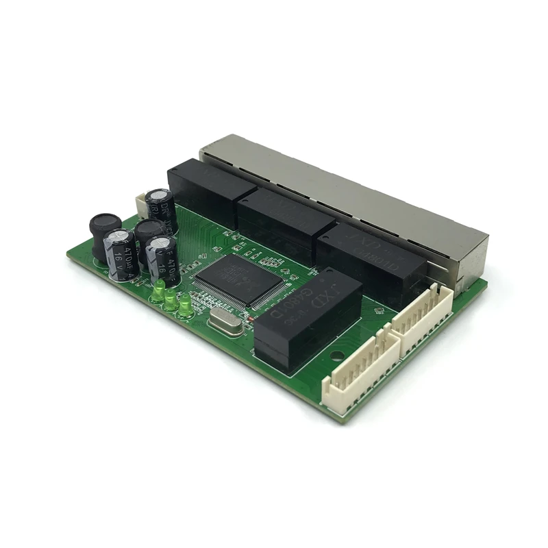 OEM PBC 8 портовый гигабитный Ethernet коммутатор портов met контактный разъем 10/100/1000 m