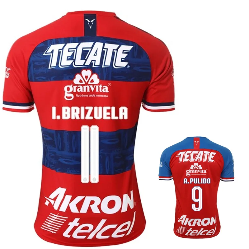 Высокое качество Новый CD Guadalajara 2019 2020 домашние майки camiseta Chivas Club 19 20 Мексика Alan Pulido
