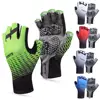 1Pair Men Cycling Gloves Thick Anti-Slip Half Finger Gloves Mittens for Gym Breathable Climbing Wear-Resistant Gloves 1