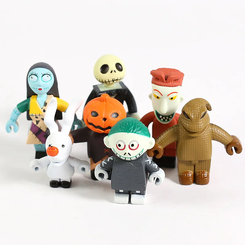 Игрушечные фигурки героев мультфильма Кошмар перед Рождеством Джек Салли