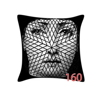 16 Ретро rosenthal Piero fornasetti в европейском стиле декоративная подушка, подушка с сердцевина из хлопчатобумажной пряжи подушка для офисного кресла Винтаж декоративная подушка для дома - Цвет: 16