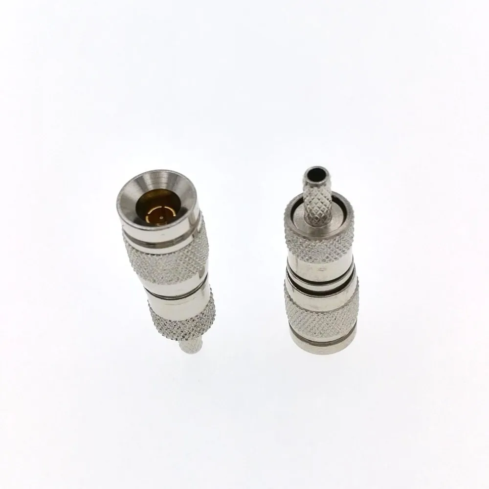 50 шт. DIN 1,0/2,3 мужской RF разъем обжимной RG174 RG316 LMR100 кабель