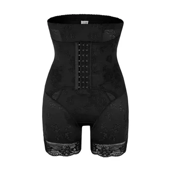 

High Level Control Women's High-waisted Abdomen Hip-Lifting Shaping Pants Corset Waistband Belly Pants