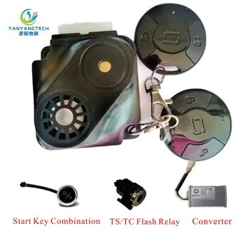 

Super SOCO TS TC Original Alarm Anti-theft Device Flash Relay POWER Key One Key Start Button Converter Power-off Switch