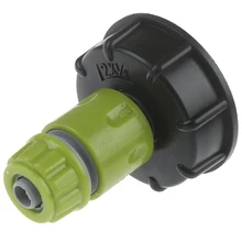 Garten Wasser Ball Ventil Für IBC Container S60X6 Adapter Anlage Wasserhahn Kappe Mit Außengewinde Schlauch Verbindung S60 * 6(China)