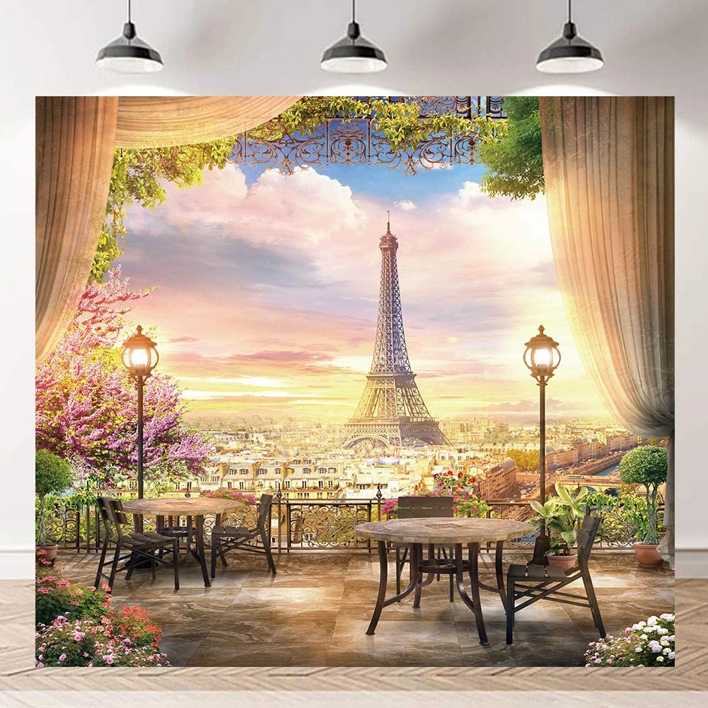 French Paris Eiffel Tower Garden Photography Backdrops For Window Curtain Flowers Tree Sunset Landscape City View Background Background Aliexpress French Paris Eiffel Tower Garden Photography Backdrops For Window Curtain Flowers Tree Sunset Landscape City View Background Background Aliexpress
