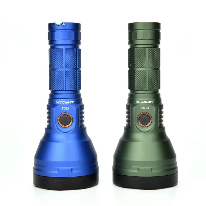 Astrolux FT03 XHP50.2 4300lm 735m type-C перезаряжаемый светодиодный фонарь черное тактическое кольцо 18650 фонарь прожектор