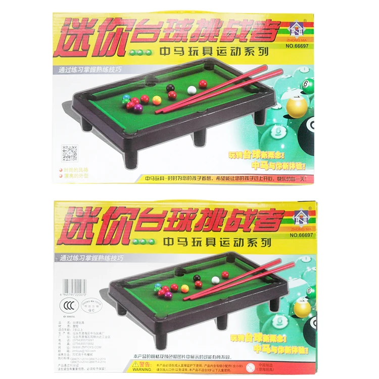 Children Parent And Child Interactive Tabletop Toys Mini Small Billiards Toy Challenger Pool Table Educational Billiard Game