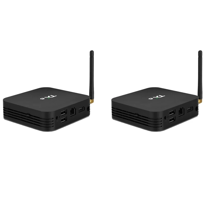 ТВ приставка HFES TX6 Android 9 0 4 + 32G 2 4G Wifi четырехъядерный USB 3 4K телеприставка