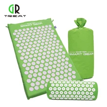 GR лечение лотоса акупрессура коврик для массажа ног Акупрессура Подушка фитнес йога коврик облегчение боли тела