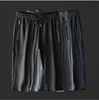 Men Running Cropped Pants Ice silk Summer Ice silk Quick Dry Training Fitness Zip Pocket Joggings Pant Male Gym 3/4 Sweatpants 6