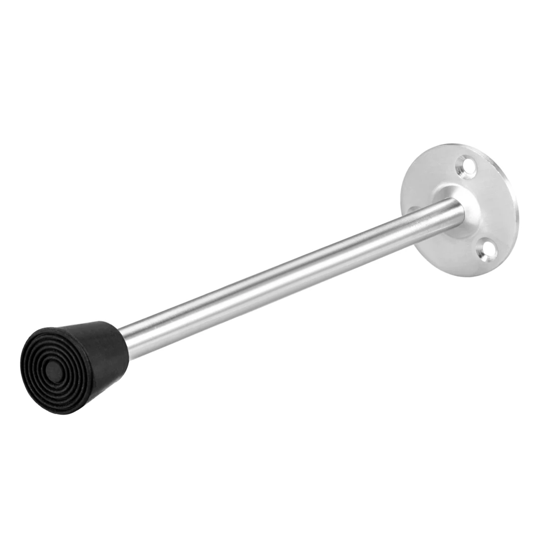 

uxcell Stainless Steel Silver 7 Sizes Door Stopper Stop Bumper Wall Protector Sound Dampening Wall Mount Part 196mm1pcs