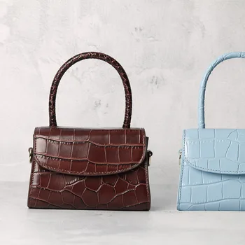 

2020 Mini Vintage Leather Leather Flip Shoulder Messenger Portable Small Package