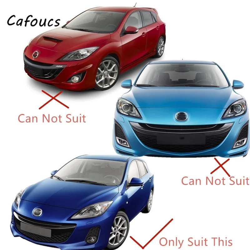 Cafoucs для Mazda 3 BL 2011 2012 Автомобильная Омыватель фар Распылительная насадка крышка крышки