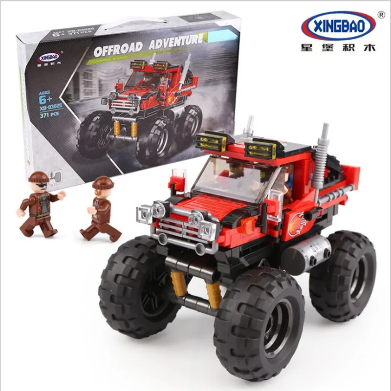 

XINGBAO Xb03025 Science And Technology Series Bigfoot SUV Assembled Fight Inserted Educational Building Blocks Children'S Educat
