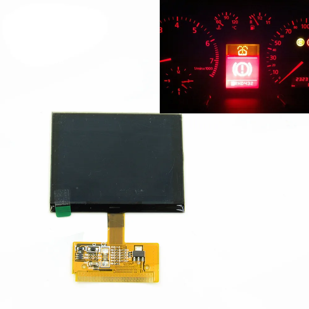 핫 Audi a6 c5 용 자동차 스크린 LCD 디스플레이 A3 S3 S4 S6 VDO 디스플레이, Audi VDO LCD 클러스터 디지털 대시보드 픽셀 수리