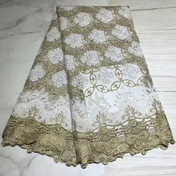 

New Arrival French Net Lace Fabric Guipure Tulle Lace High Quality 5 Yards For Wedding