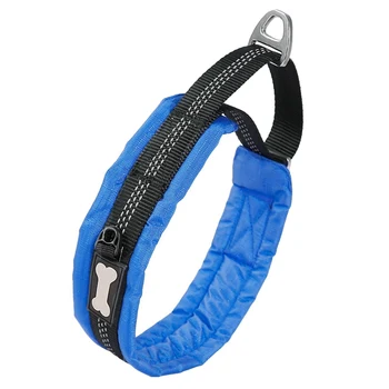 

Dog Collar with Control Handle Pet Jump Resistant Adjustable Explosion-Proof Reflective Dog Training Collar Pet Accessories