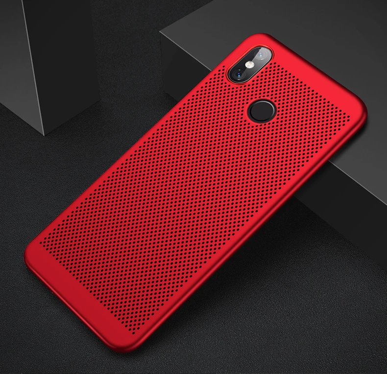 100 шт теплоотвод Жесткий ПК сетчатый чехол для Xiaomi mi 9 8 SE POCO F CC9 CC9E красный mi 7 7A Pro Note K20 тонкий сотовый задний Чехол