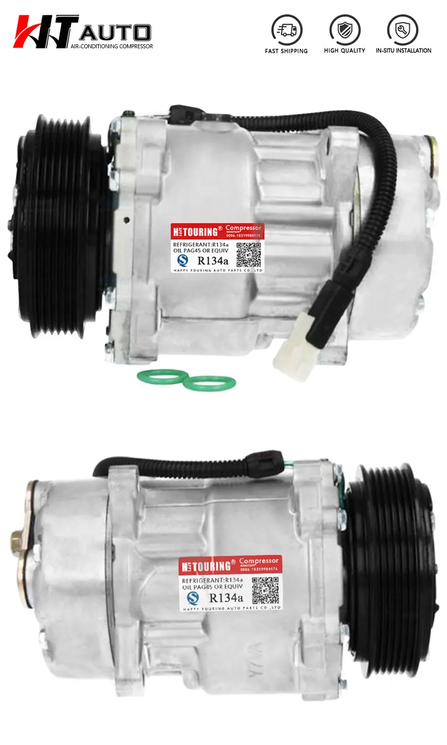 SD7V16 автомобиль AC компрессор для CITROEN PEUGEOT 306 406 806 6453FE 6453GA 6453L5 9613260680 9640486480 1106 1227 1218