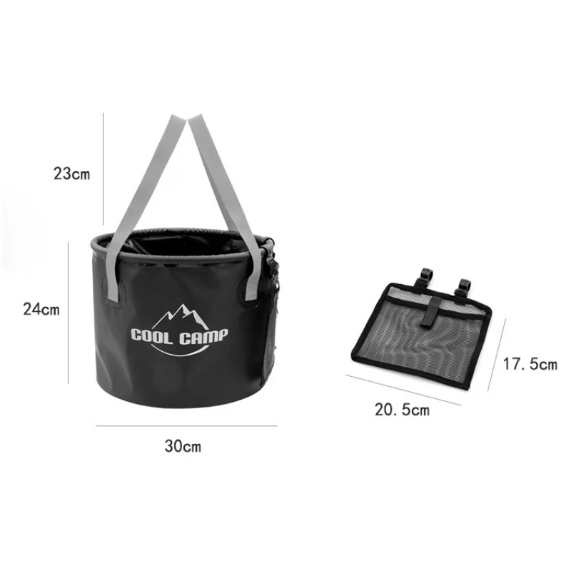 Strong 20LL Foldable Water Bucket Car Wash Container Collapsible Camping Cleaning Portable Barrel Outdoor Traveling Water Bags