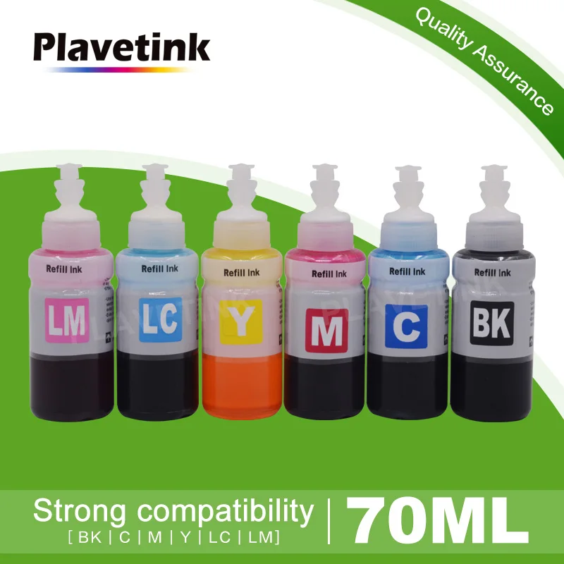 Чернила Plavetink для бутылочного принтера T6731 T6732 T6733 T6734 T6735 T6736 картриджи Epson L800 L805 L810
