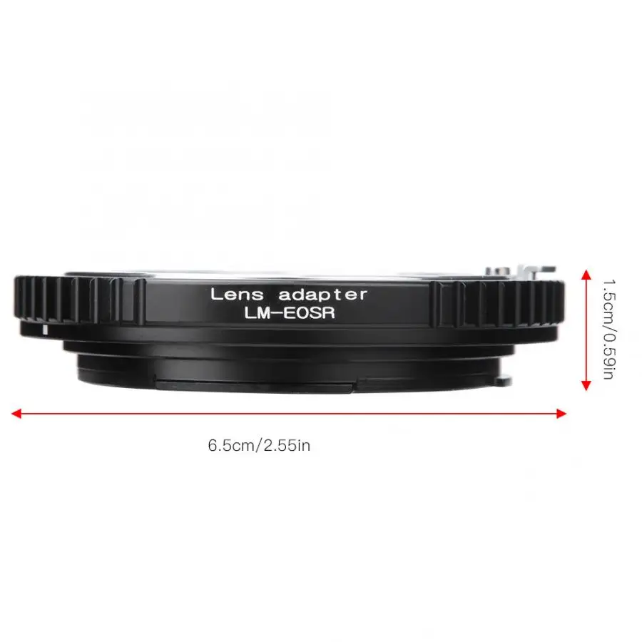 Для LM-EOSR металлический адаптер объектива Кольцо для Leica LM Крепление объектива подходит для Canon EOS R полная Рамка беззеркальная камера len