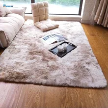 Нордический сплошной ворс плюшевый ковер коврики для гостиной большой размер противоскользящие спальня/кабинет/коридор мягкие ковры детский коврик для спальни