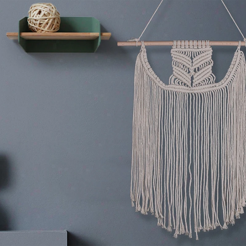 ELEG-Macrame большие настенные висящие макраме Свадебные висящие декорации настенный гобелен