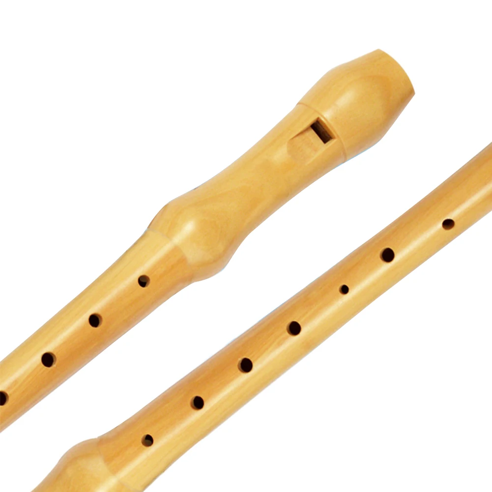 Германия-Тип 8-отверстие Регистраторы деревянные развивающие инструмент инструменты сопрано с цветочным принтом, длинное платье музыкальный подарок